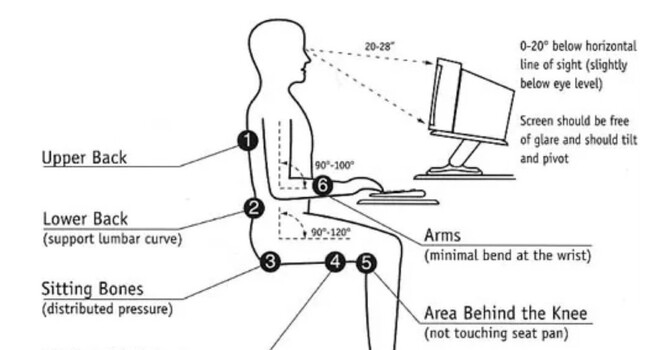 Proper Workstation Ergonomics Image for Spinal Health image