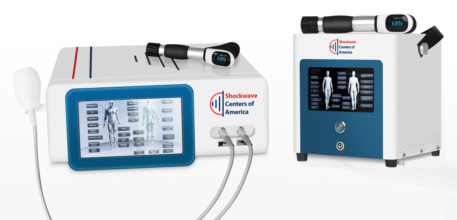 Radial shockwave therapy equipment used for noninvasive pain treatment, tissue regeneration, and sports injury recovery