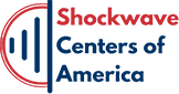 Shockwave Centers of America logo representing radial shockwave therapy equipment and treatment solutions