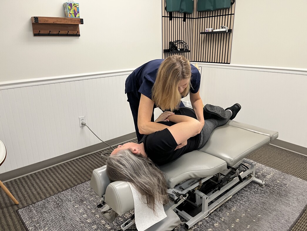 Chiropractor Kick Pull for Low Back Adjustment