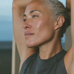 woman with glowing skin