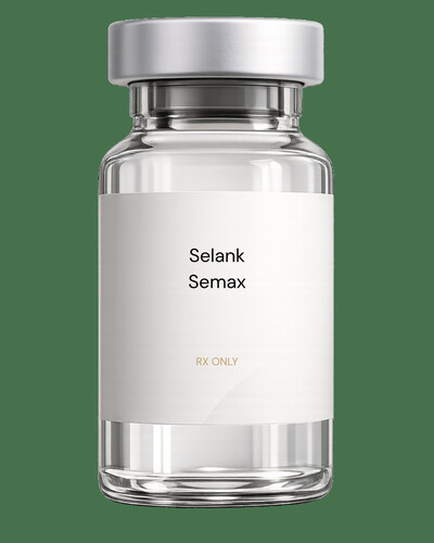 Selank + Semax Stack (Injection) vial